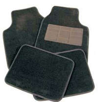 Quality Overlay Car Carpets Set (Black)