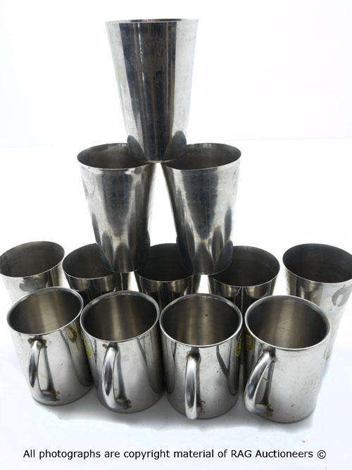 Stainless Steel Mugs and Cups (Shop Soiled)
