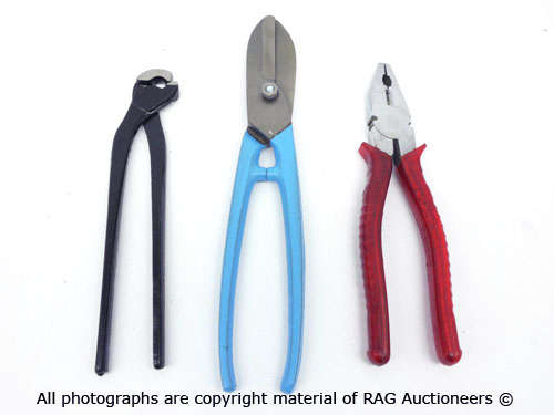 Tool JOB LOT Including Pliers and Tin Snips