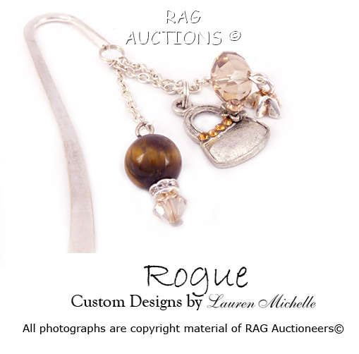 Lauren Michelle's ROGUE Range Bookmarker With Beads and Charm