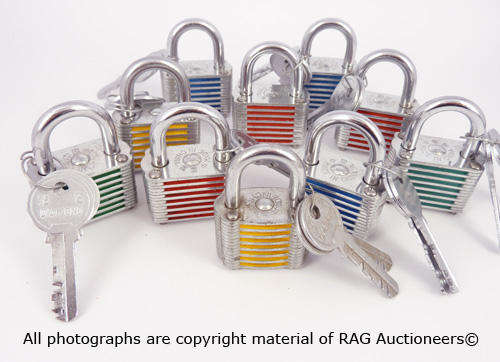 Set of Various Padlocks  X 10
