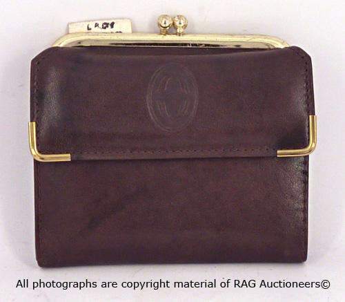 Lady Buxton Top-Grain Cow Hide French Style Purse