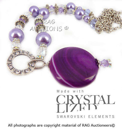 **R600** Lauren Michelle Purple Bliss Long Length Necklace (SPRING COLLECTION)