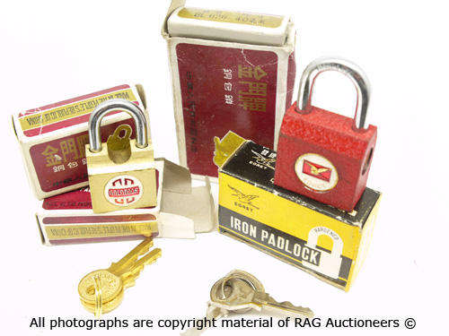 Set of Various Padlocks  X 5