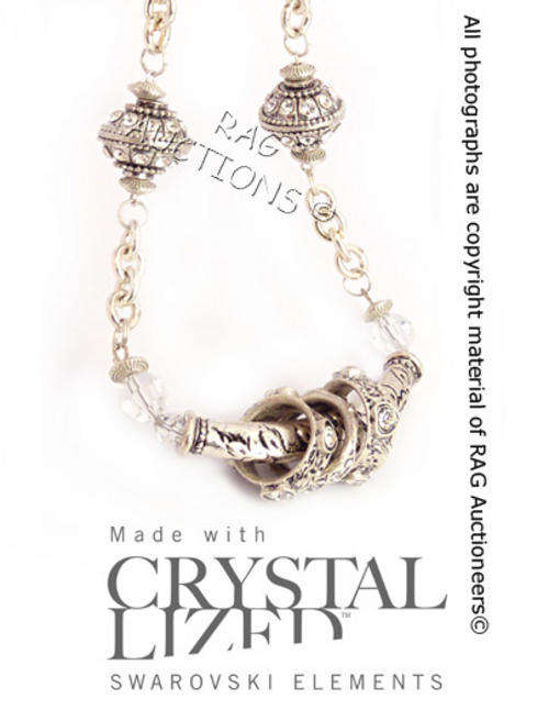**R1000** GENUINE SWAROVSKI Crystal and Diamante Ring Bar Necklace (SUMMER COLLECTION)