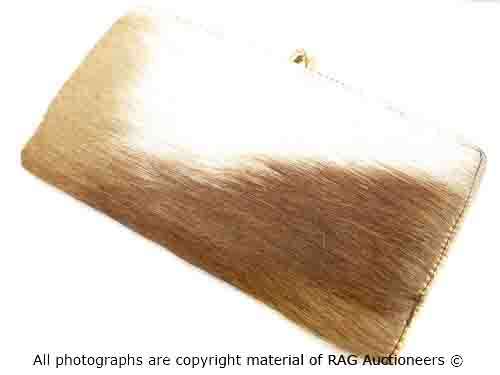 **GENUINE SPRINGBOK** Ladies French Style Large Purse (16.5cm X 9.5 cm)