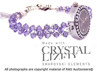 **R580** GENUINE SWAROVSKI Tanzanite Crystal Watch (CHRISTMAS PROMOTIONS)