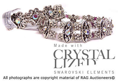 **R400** GENUINE SWAROVSKI Stretch Bracelet Set Of 2 (CHRISTMAS PROMOTION)