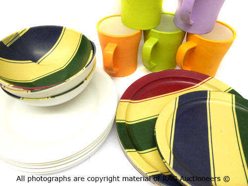 Melamine Plates and bowls and Plastic Mug Job Lot