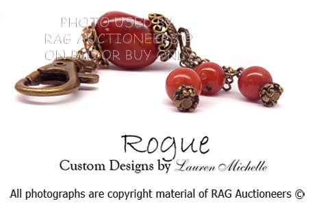 **R400** LAUREN MICHELLE Coral Bag/Jean Jewelry (Summer Collection)