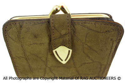 **R400** Genuine Bison Leather Clay Colour Purse