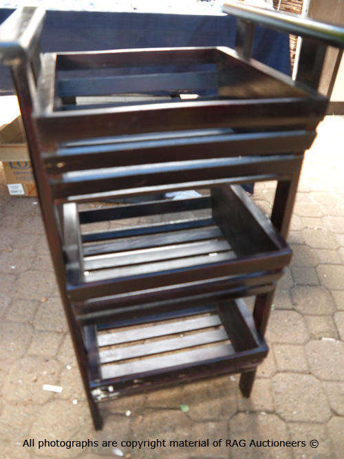 Wooden Open Basket Shelves