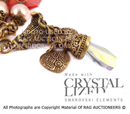 **R780** Lauren Michelle Classic Brass Tassel Necklace