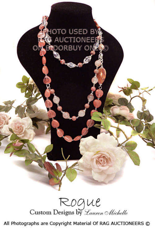 **R1000** Lauren Michelle Quartz Heart Layer Necklace