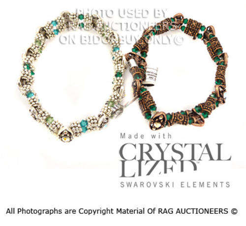 **R400** GENUINE SWAROVSKI Stretch Bracelet Set