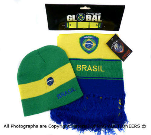 Brasil Supporter Scarf & Beanie Set [4 Up for Grabs!!!]