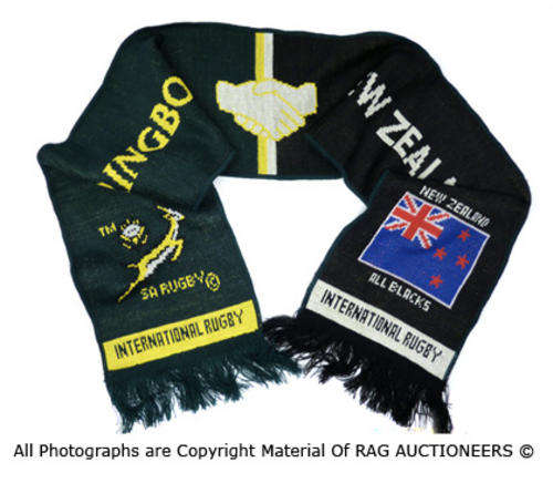 South Africa and New Zealand Rugby Scarf