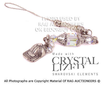 GENUINE SWAROVSKI Aurore Boreale Cell Phone Charm