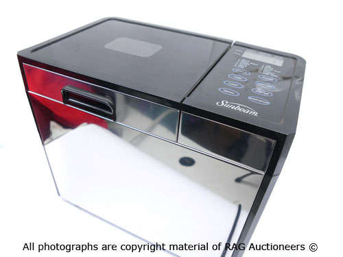 Sunbeam Glass and Chrome Bread Maker