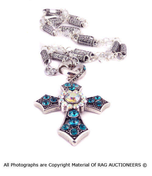 **R480** Diamante Cross Necklace