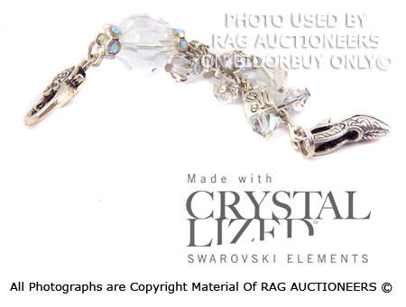 GENUINE SWAROVSKI Crystal Tasseled Bag Jewelry