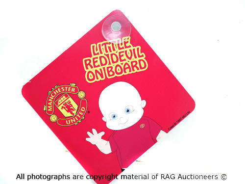 LITTLE RED DEVIL ON BOARD (BABY ON BOARD SIGN) [QTY 14]