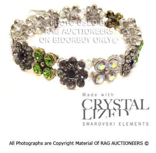 **R250**GENUINE SWAROVSKI Diamante Stretch Bracelet