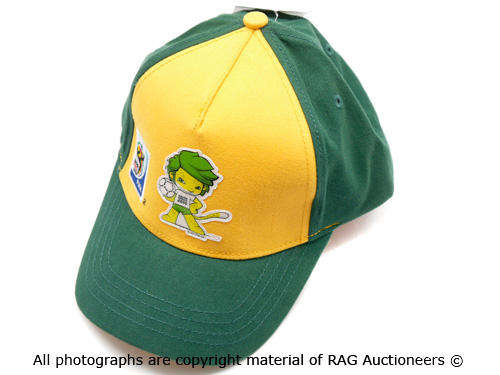 FIFA 2010 ZAKUMI Children's Peak Cap (Yellow and Green Cap) [3 Up for Grabs!!!]