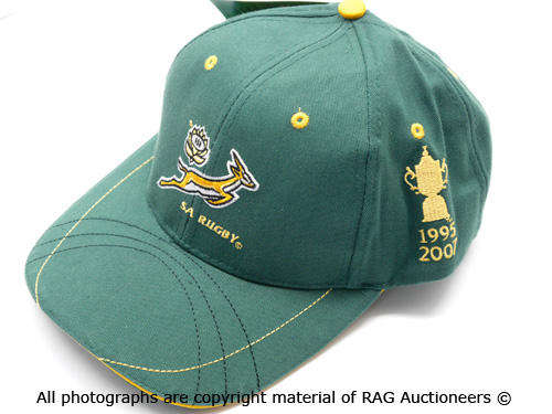 IRB RUGBY WORLD CUP 2007 Peak Cap (World Champions 1995 2007)