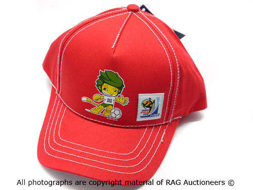 FIFA 2010 ZAKUMI Children's Peak Cap (Red Cap)