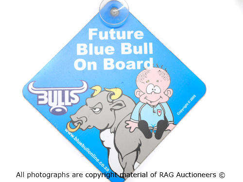 Future Blue Bull On Board (BABY ON BOARD SIGN)