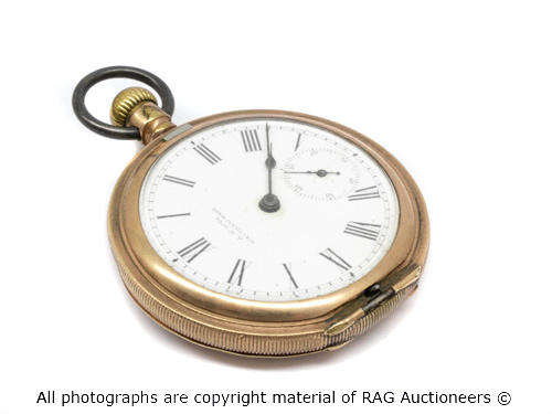 Antique 1901 American Waltham Traveler Pocket Watch