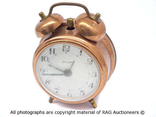 Vintage Jerger West Germany Alarm Clock