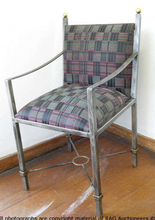 Metal Dining Room Chairs (8 Chairs)