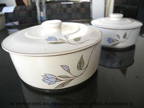 2 Pretty Food Server Dishes