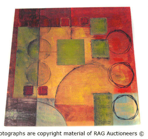 Abstract Circles Print 1 On Canvas [4 Up for Grabs!!!!]