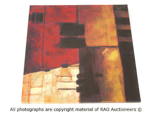 Warm Abstract Print On Canvas [2 Up for Grabs!!!!]