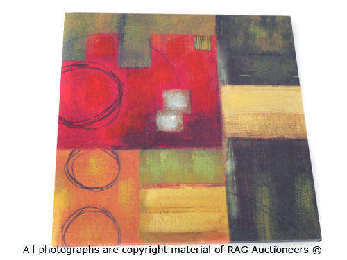 Abstract Circles Print 2 On Canvas [6 Up for Grabs!!!!]