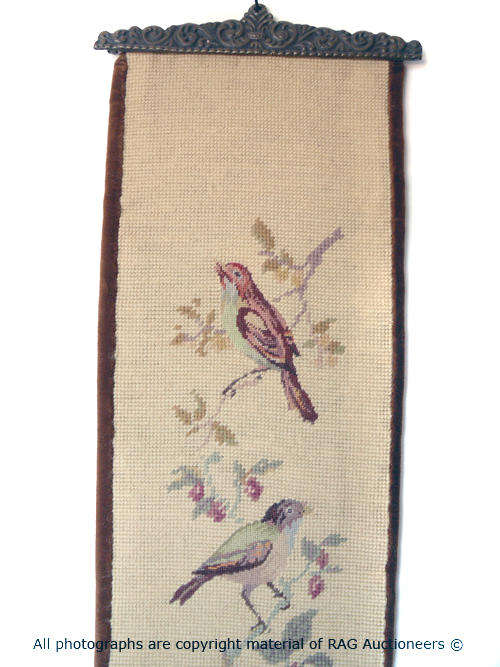 Tapestry Bell Pull - Birds