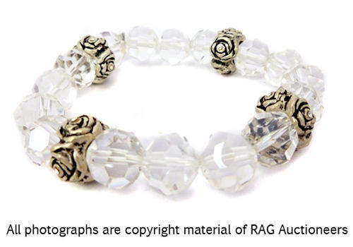**R360** Lauren Michelle Collection Crystal Stretch Bracelet