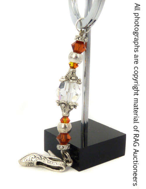 Lauren Michelle Collection Swarovski Crystal Key Ring