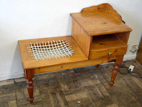 Telephone Table With Rimpie Seat