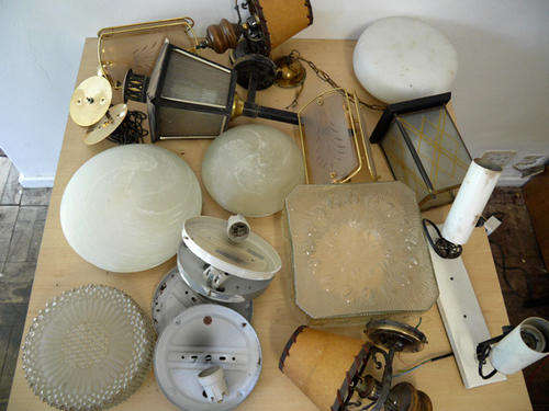 Job Lot Of 12 Wall and Ceiling Lights