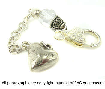 Lauren Michelle Collection Heart Bag Jewelry