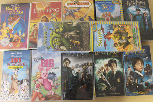 32 X Children's Videos Including: Harry Potter, Shrek and The Incredibles