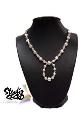 Genuine PEARL NECKLACE set in 925SS designed by: Cooper & Lombard Jewellery
