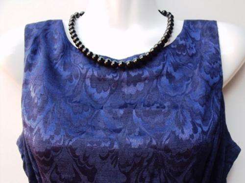 47cm 10mm Jet Black Pearls Necklace by Cooper and Lombard Jewellry