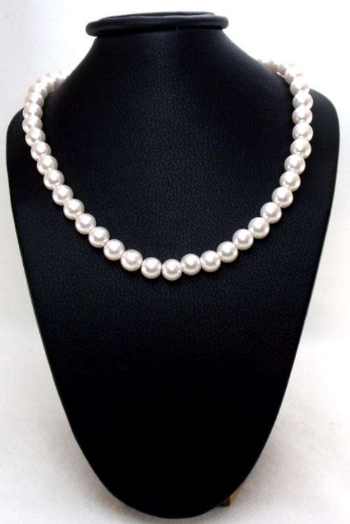 44cm - 10mm Shell Colour Pearl Necklace by Cooper and Lombard Jewellry