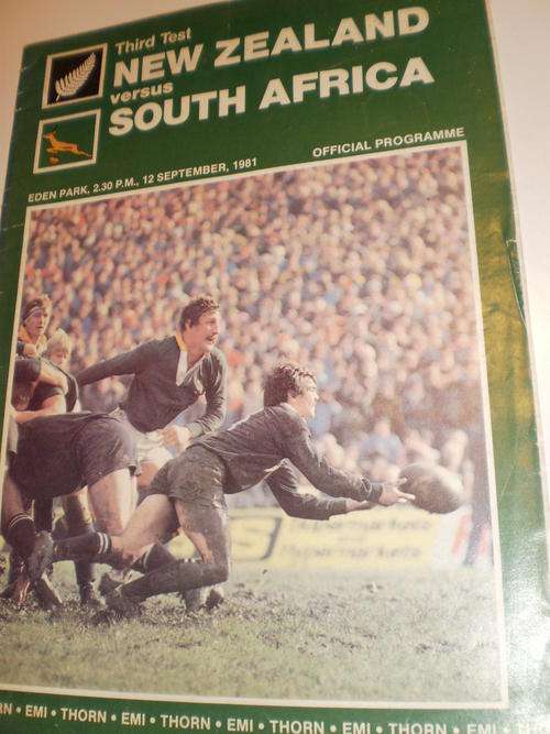 NEW ZEALAND v SOUTH AFRICA THIRD TEST 1981