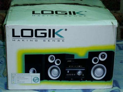 MAD R1.00 START NO RESERVE-LOGIK HOME THEATER SYSTEM WITH SUBWOOFER, REMOTE CONTROL AND USB SLOT